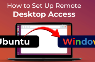 RDP (Remote Desktop) Ubuntu